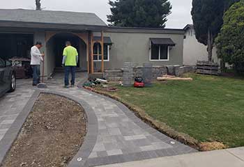 Driveway Paver Edging | Laguna Niguel